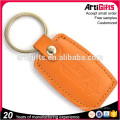 Cheap Custom Handmade Leather Keychain With Tassel